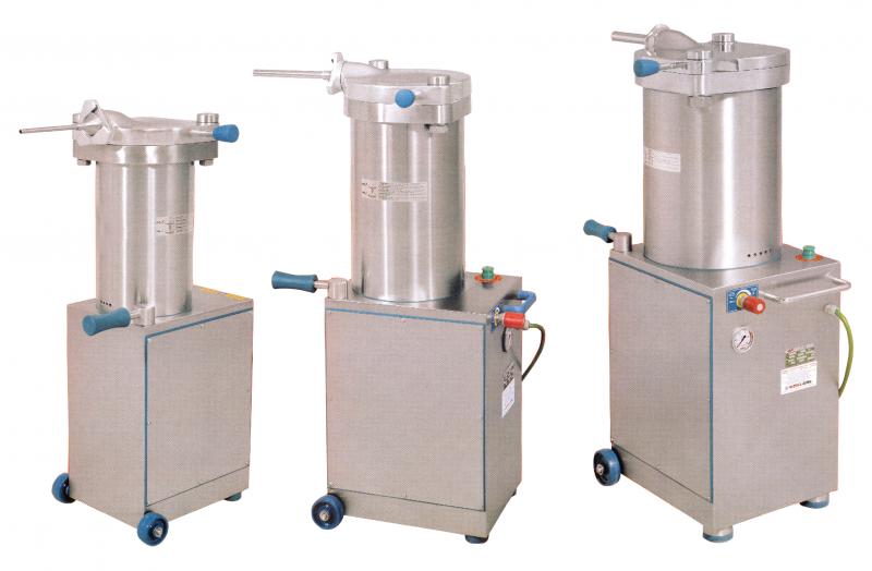 Professional Heavy-Duty Hydraulic Sausage Stuffer with 1 Professional Heavy-Duty Hydraulic Sausage Stuffer with 1.75 HP Motor